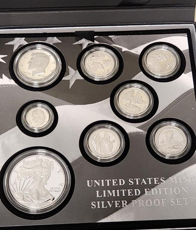 S - 2018 US MINT LTD ED SILVER PROOF COIN SET (S41