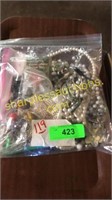 Bag of miscellaneous jewelry