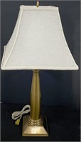 Brass-Tone Lamp