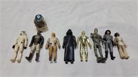 9 original 1970s star wars figures