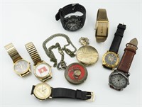 Collection of Wrist and Pocket Watches