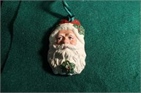Ceramic Face Santa Claus Necklace