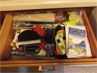 Drawer contents.