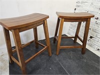 24" high Nice Wooden Stools