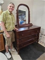 3 Drawer Antique Chest / Dresser   46 x 38" h