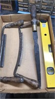Pair of draw knives etc
