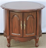 French Provincial Drum Table / Liquor Cabinet
