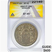 1840-FF 1SD Denmark ANACS EF45