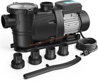 1 HP Above Ground Pool Pump with Timer,