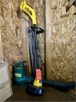 Weed Eater Electric Leaf Blower and Weedeater