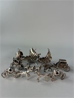 Assortment of Sterling Silver Vehicles