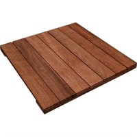 flybold Acacia Wood Patio Flooring Interlocking