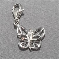 Sterling Silver Butterfly Pendant/Charm