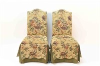 PAIR OF EHTAN ALLEN UPHOLSTERED CHAIRS