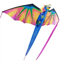 3-D Dragon SuperSized Nylon Kite