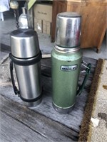 (2) Insulated Thermos Bottles