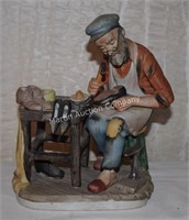 (S1) Lefton Shoe Cobbler Figurine - 7.5" tall