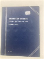 39 Assorted Canadian Nickel Set 1922-1960