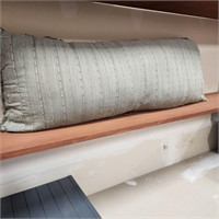 H &H 15"x42" Oval Loop Strip Lumbar Pillow