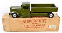 Original Structo Toys Army Truck w/ Structo Box