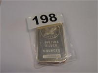 SUNSHINE MINTING 5 OUNCE SILVER BAR