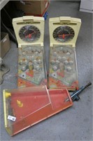 Pair of Electric Pinballs & Marx Target Game