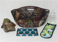 Camo Cooler, Hat & Thirty-One Accessories