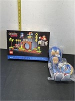 Sonic the hedgehog, Lego and plush toy