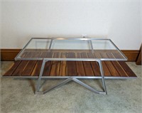 Pine and Metal Table