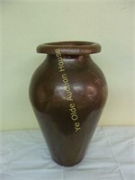 Large Hammered Copper Urn