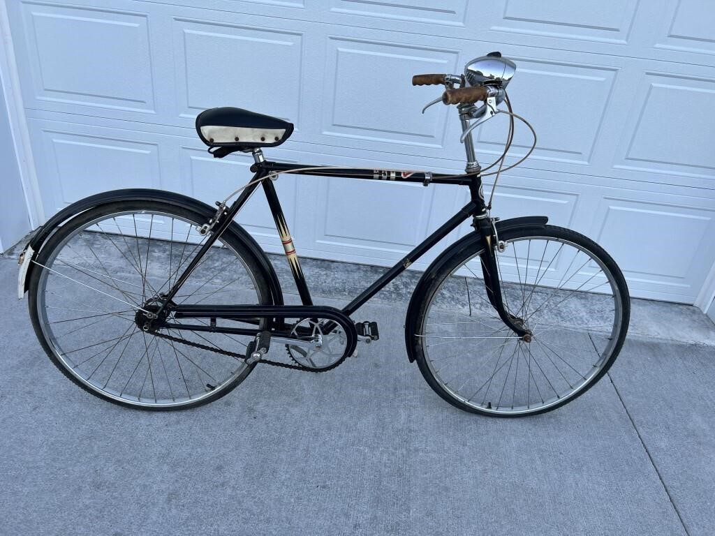 Sears vintage bicycle with headlight