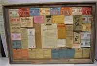 Large Board of Hunting Ephemera from 1940's/50's