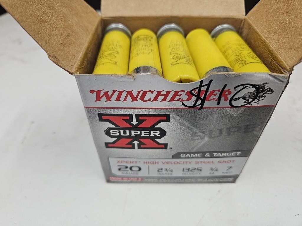 25 RDS 20 ga  Winchester Ammo