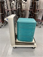 Stainless Steel Tray Cart w/ Trays