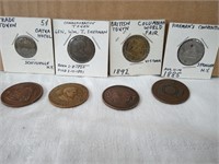 TOKENS - FIREMAN, BRITISH, TRADE, OTHERS