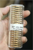 Lot of 20 2007 John Adams Proof Dollar