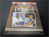 CAL RIPKEN JR SIGNED HOF INDUCTION PROGRAM