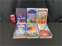 6 Disney VHS