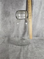 1908 GLASS CANNING JAR
