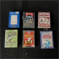 Sports and Trivia Playing Card Decks