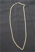 Necklace marked 14K and has a R in a Circle 12.5g