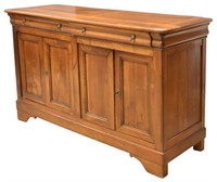 FRENCH LOUIS PHILIPPE FRUITWOOD SIDEBOARD