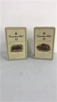 2 different Canadian Club tins-for aged Canadian