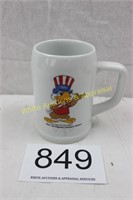 Sam the Olympic Eagle - 1984 Olympic Games Mug