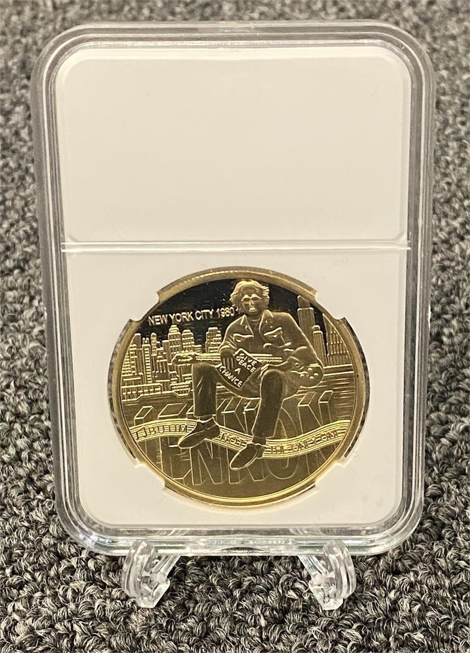 Imagine John Lennon commemorative coin