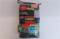 Hanes Men's 5-Pack FreshIQ Exposed Waistband Knit