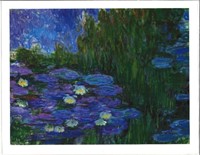 Claude Monet - 1840-1926- "Nympheas en fleur". 1