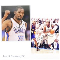 Kevin Durant Signed Oklahoma City Thunder Photos