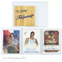 Signed WNBA & Women's NCAA Basketball Cards (4)