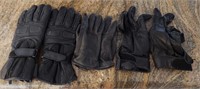 3 Pair of Leather Gloves. 1 Harley Davidson